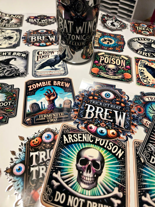 Halloween Brew Transfers Bundle